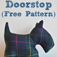 Fox Terrier Doorstop free pattern